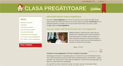 Desktop Screenshot of clasapregatitoare.suntparinte.ro